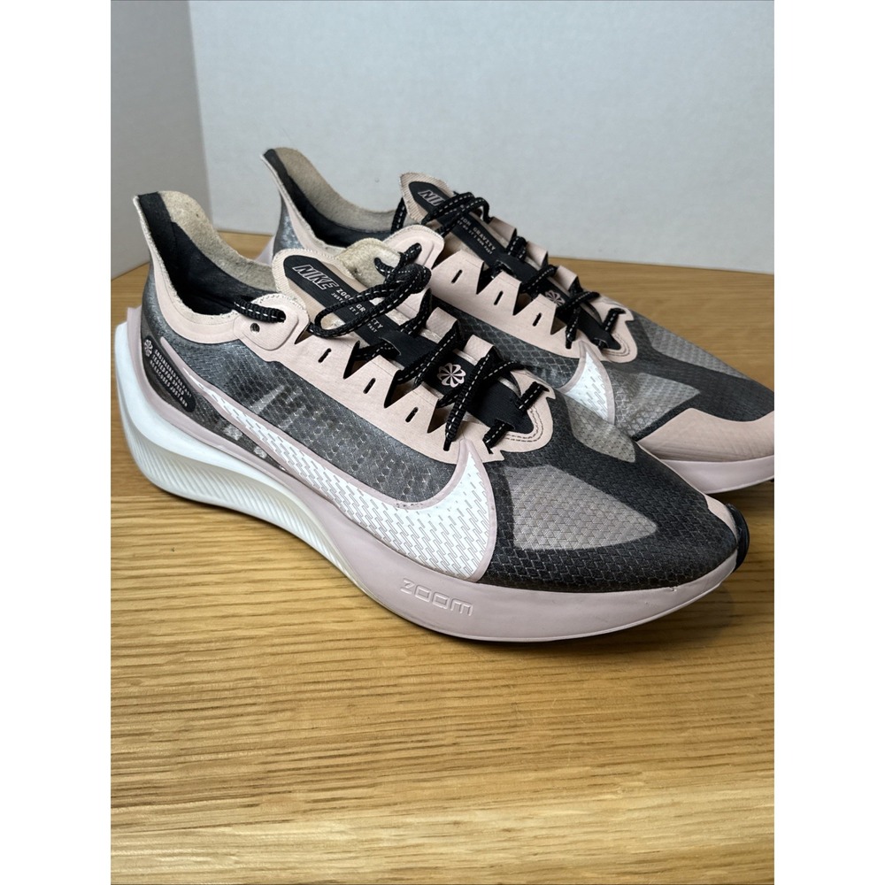 NIKE women ZOOM GRAVITY BLACK PLATINUM TINT Lightweight Walking Run shoes 9